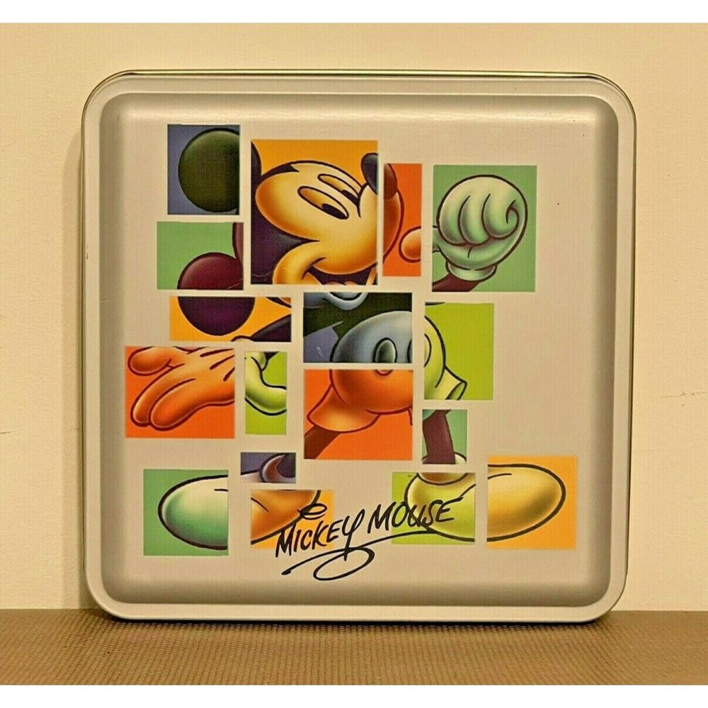 Disneyland Mickey Mouse Cookies Tin Container Disney World